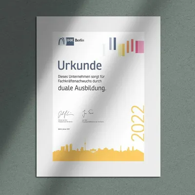 INTERN | Ausbildung – Beleg